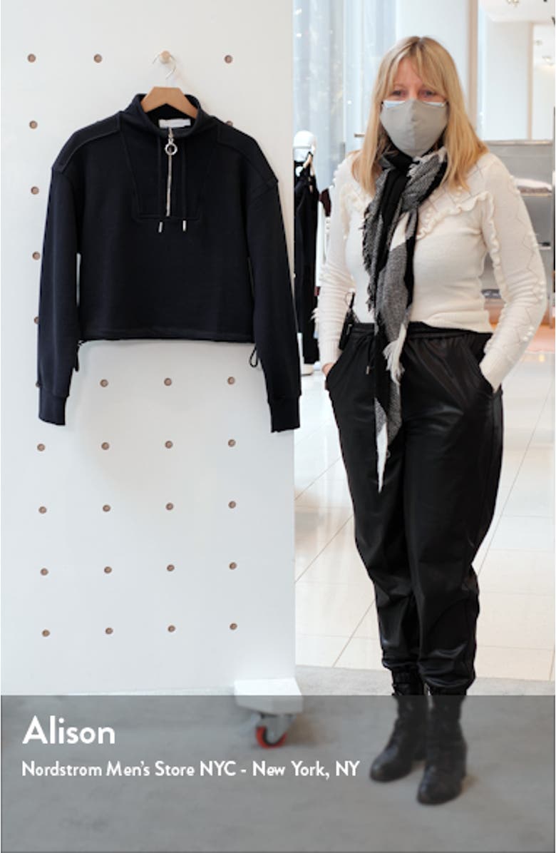 Organic Cotton Quarter Zip Sweatshirt, sales video thumbnail