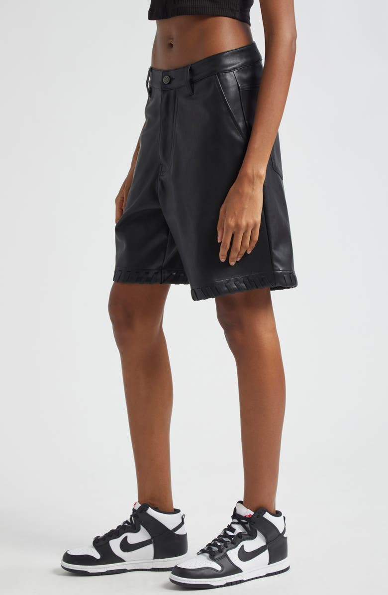HONOR THE GIFT Faux Leather Shorts, Alternate, color, 