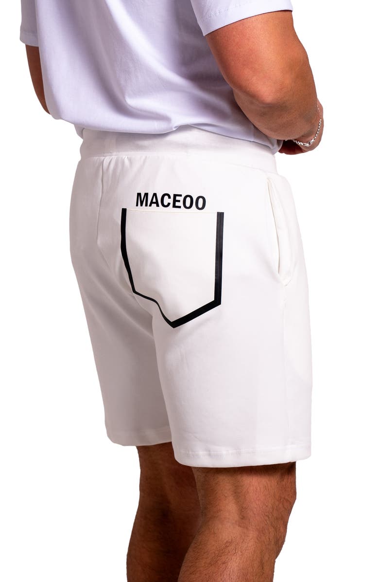Maceoo Solidpocket 76 Drawstring Shorts S, Alternate, color, White