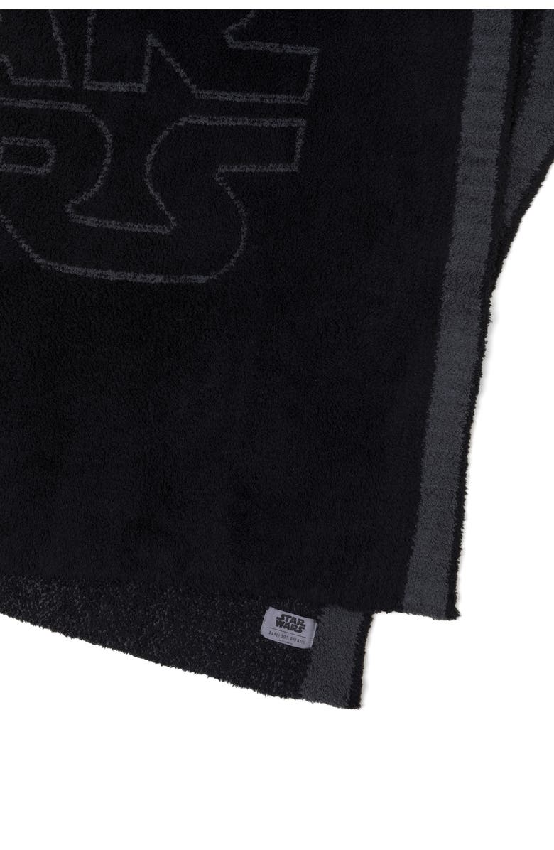 Barefoot Dreams<sup>®</sup> x Star Wars CozyChic<sup>®</sup> Star Wars Classic Throw Blanket, Alternate, color, Black-Carbon
