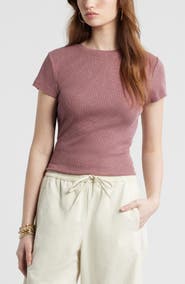 Treasure & Bond Tuckable Rib Baby Tee