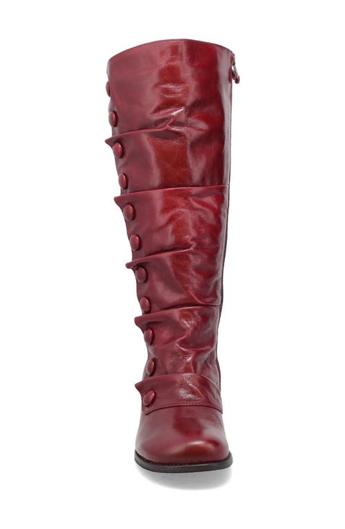 Miz Mooz Bobbie Mid Calf Boot In Red