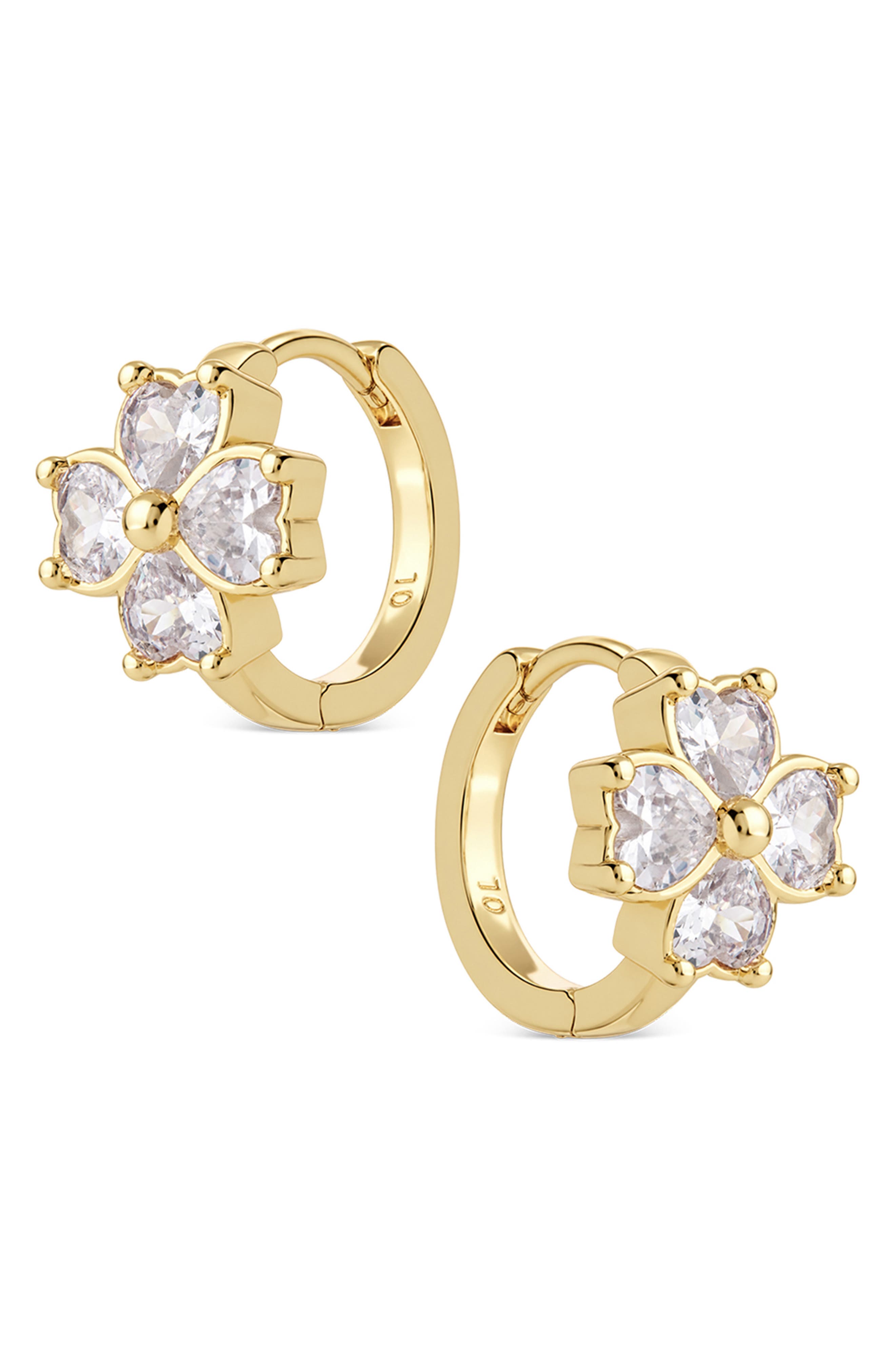 Blossom Huggie Hoop Earrings