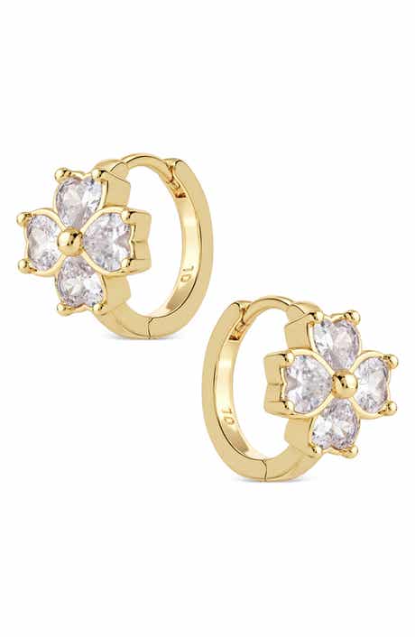 Blossom Huggie Hoop Earrings
