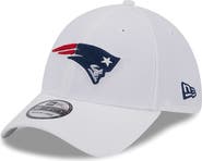 New Era Men's New Era White New England Patriots Main 39THIRTY Flex Hat