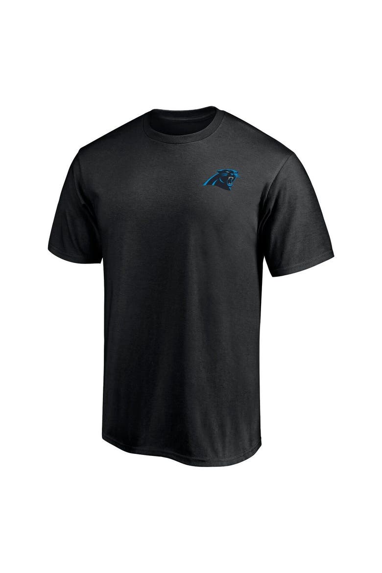 Men's Fanatics Branded Black Carolina Panthers #1 Dad T-Shirt, Alternate, color, Black