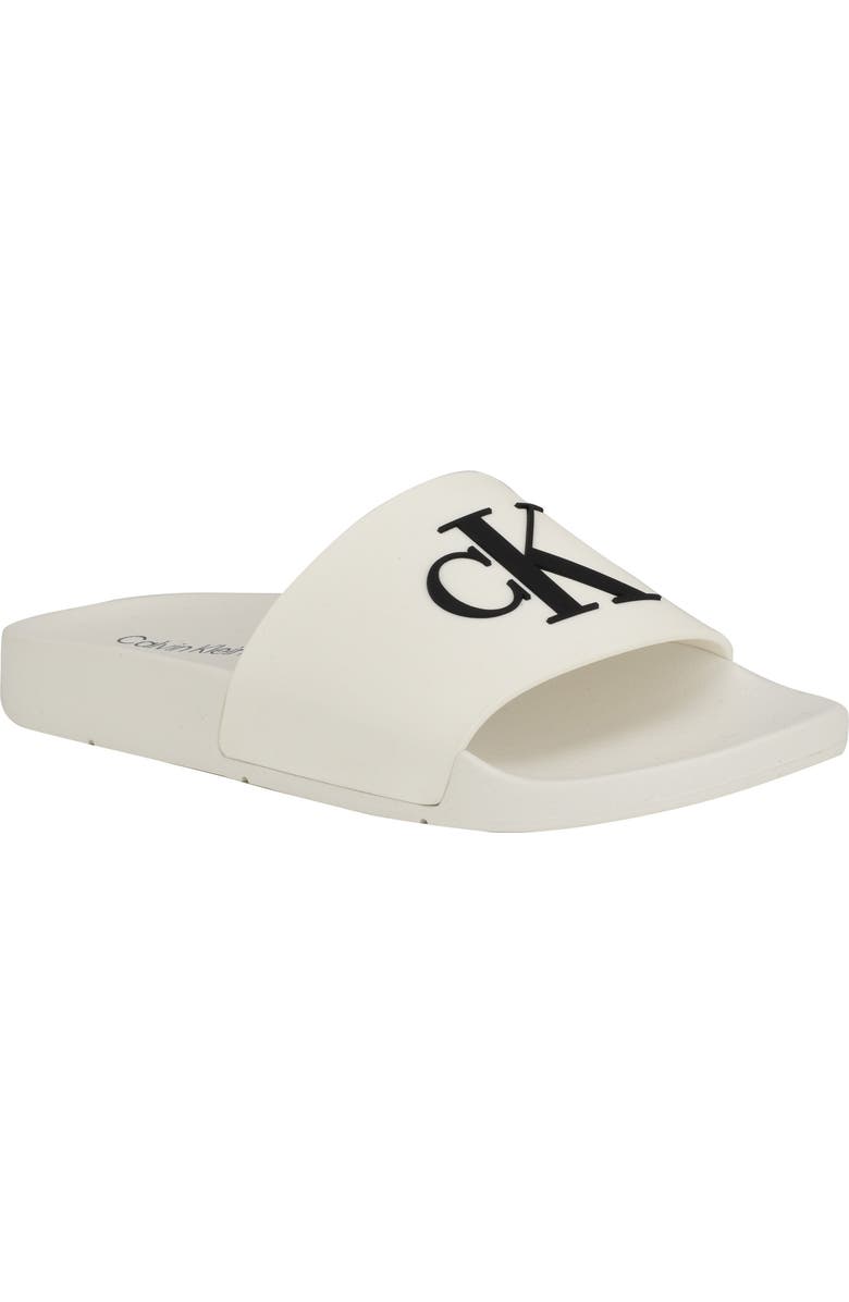 Calvin Klein Arin 2 Slide Sandal, Main, color, White 140