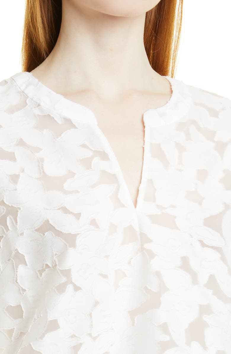 Club Monaco Sculptured Sleeve Top, Alternate, color,