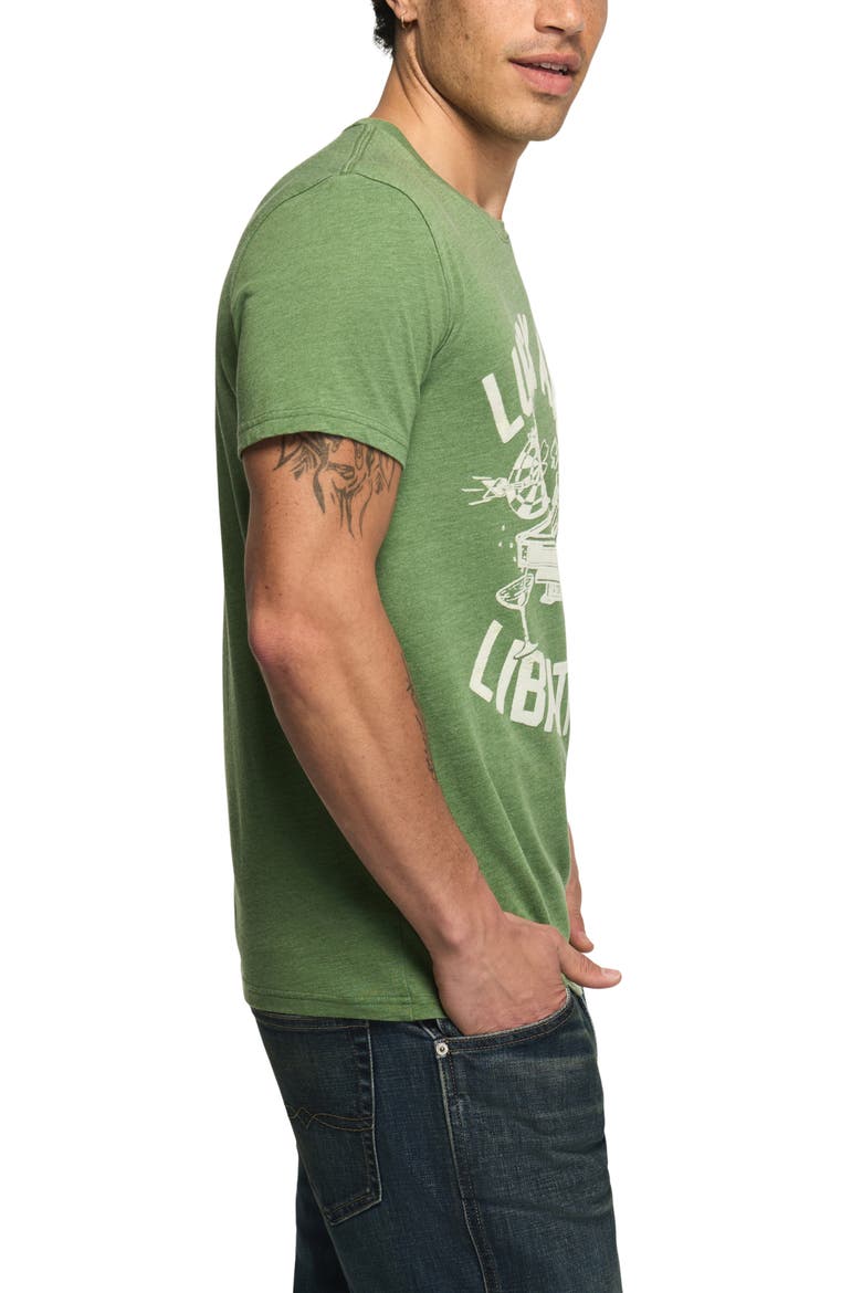 Luck and Libations Graphic Tee, Alternate, color, ARTICHOKE GREEN