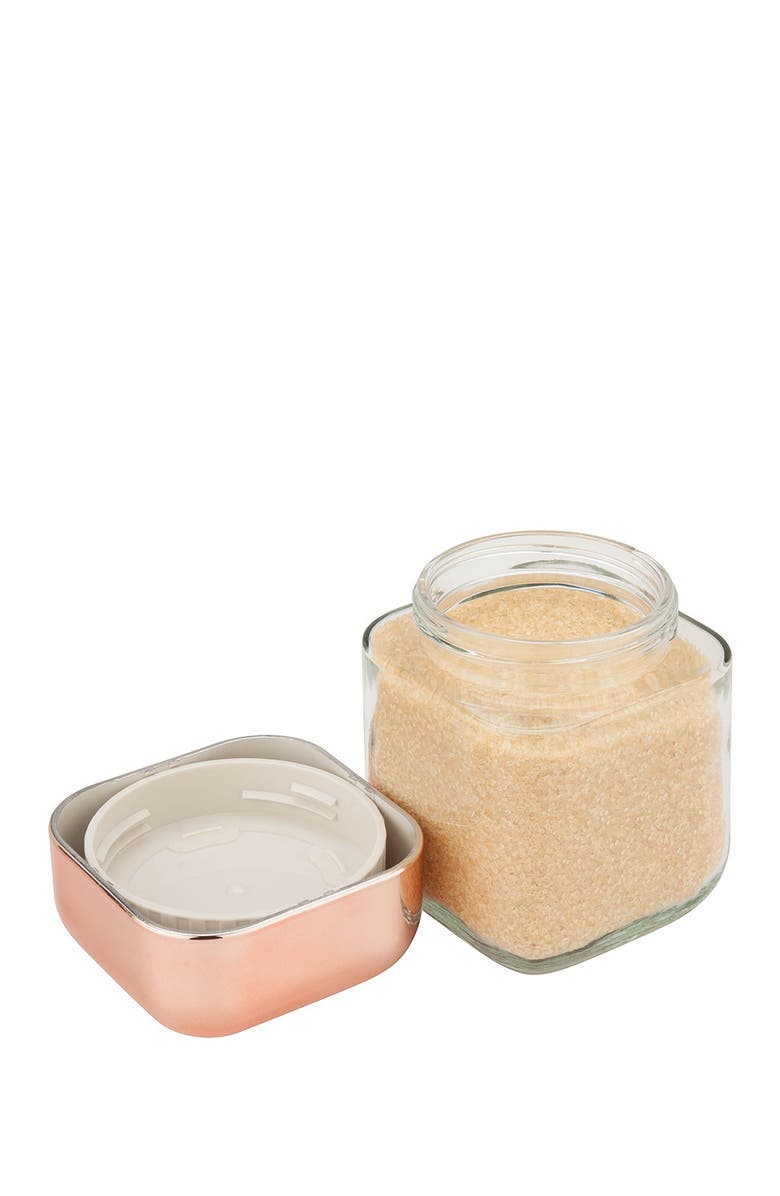 HONEY-CAN-DO Square Storage Jar - Set of 3, Alternate, color, 