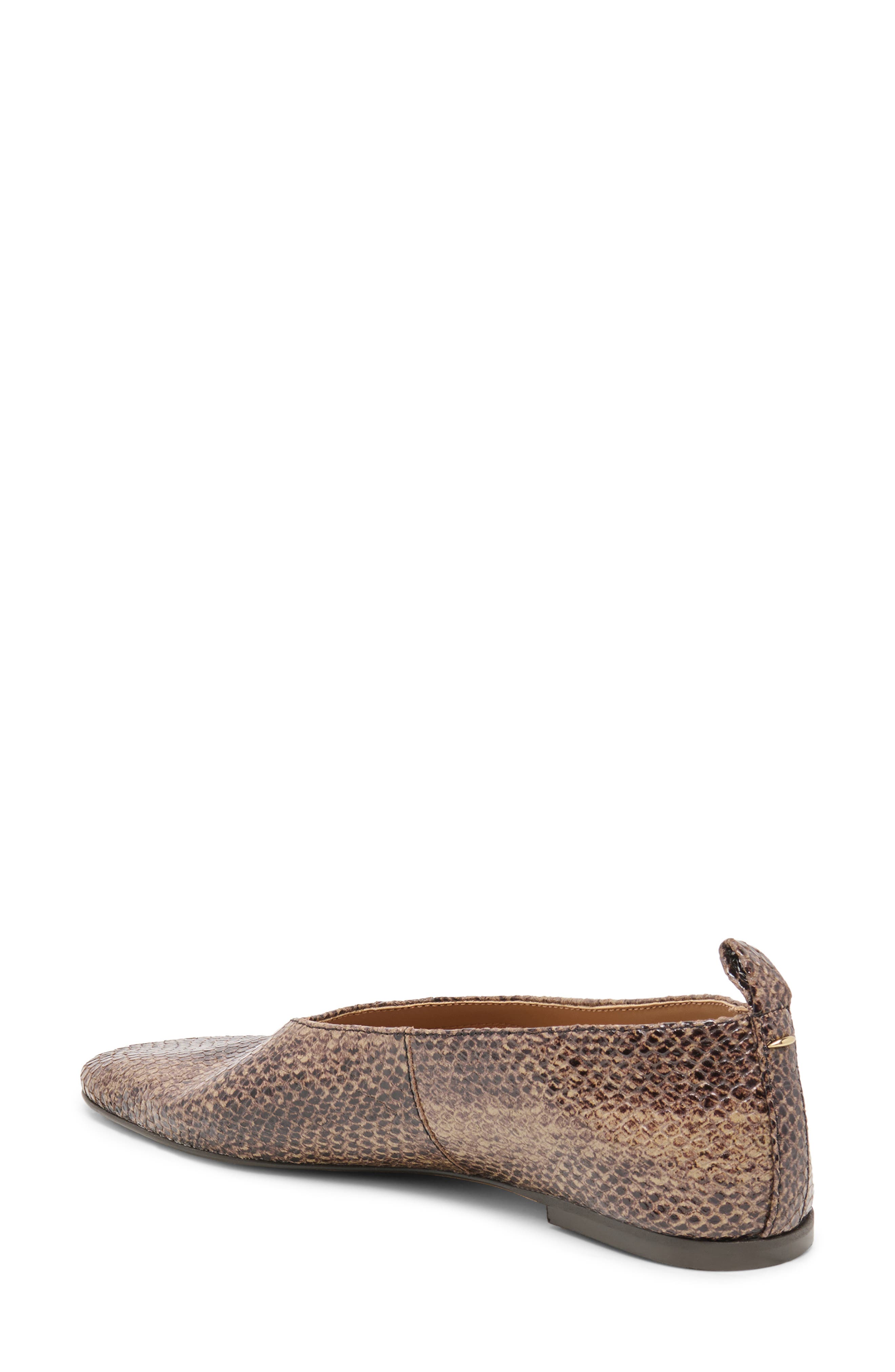 Kory Flat, Alternate, color, SNAKE PRINT EMBOSSED LEATHER
