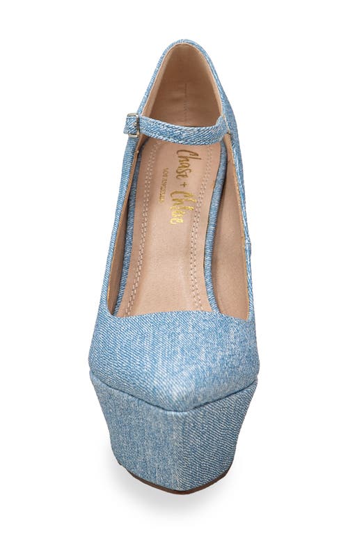 Chase & Chloe Chase And Chloe Pointy Toe Platform Pump