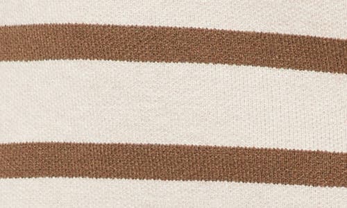 Scotch & Soda Stripe Knit Skirt In Neutral