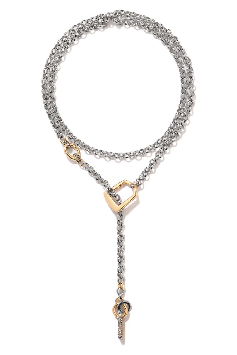 Juno Necklace, Main, color, GOLD/ CRYSTAL