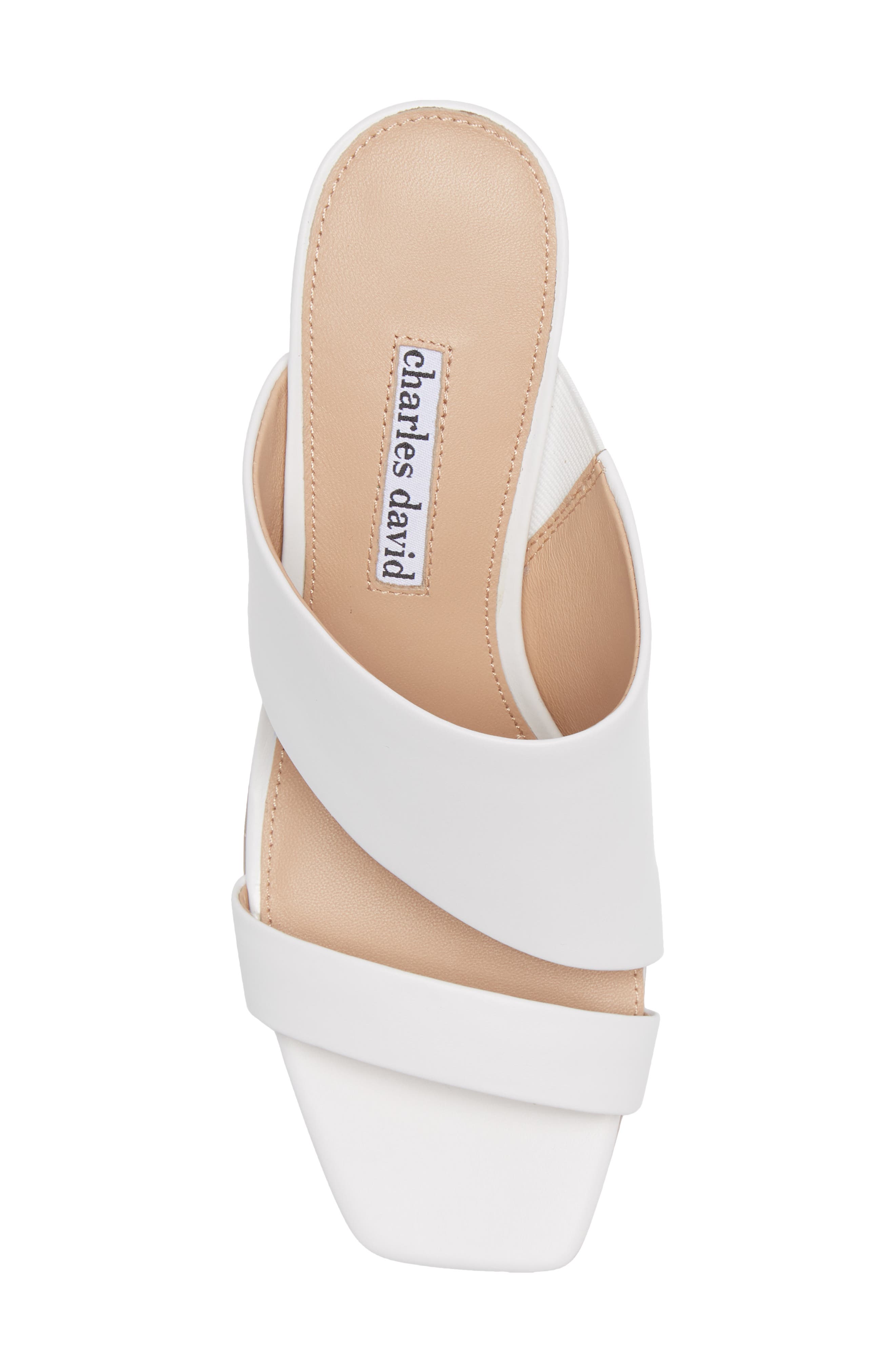Chello Slide Sandal, Alternate, color, WHITE LEATHER
