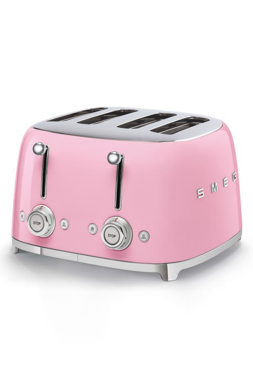smeg '50s Retro Style 4-Slice Toaster in Pink  product