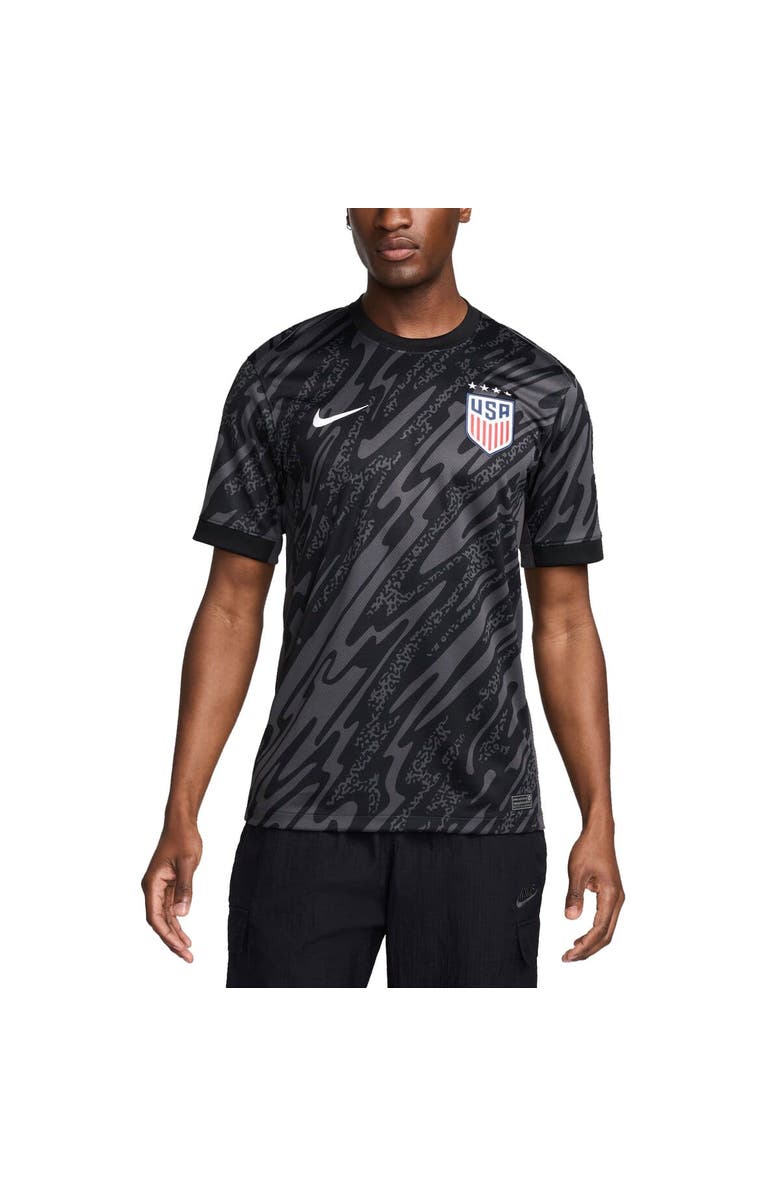 Nike Men's Nike  Black USWNT 2024 Goalkeeper Replica Stadium Jersey, Alternate, color, 