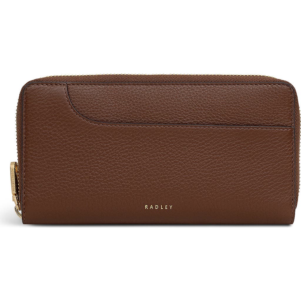 Radley Pockets Large Zip Around Wallet In Brown