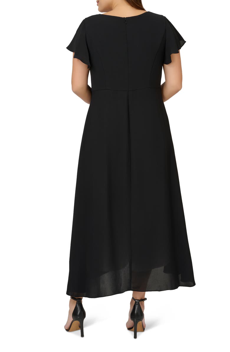 Adrianna Papell Crepe Overlay Jumpsuit, Alternate, color, 