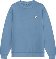 Dalix Heartly Ghost Womens Heavyweight Relaxed Sweatshirt