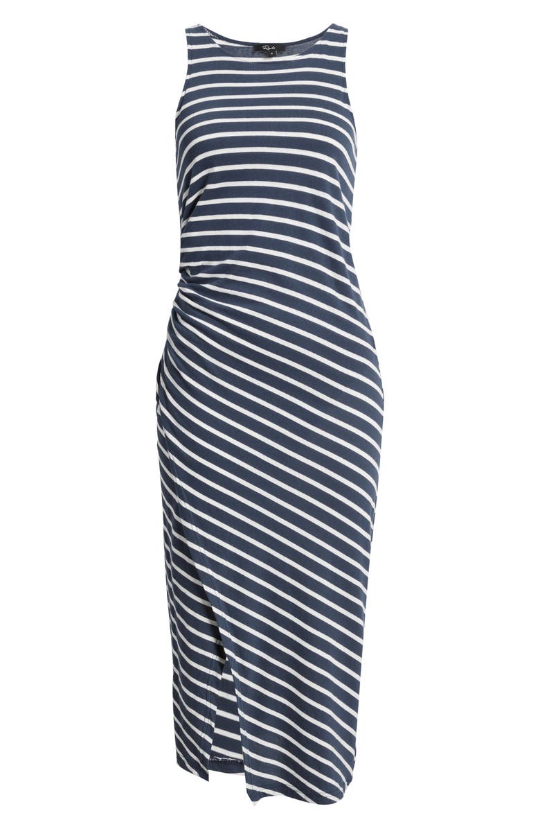 Rails Max Stripe Sleeveless Cotton Knit Midi Dress, Alternate, color, Nautical Stripe