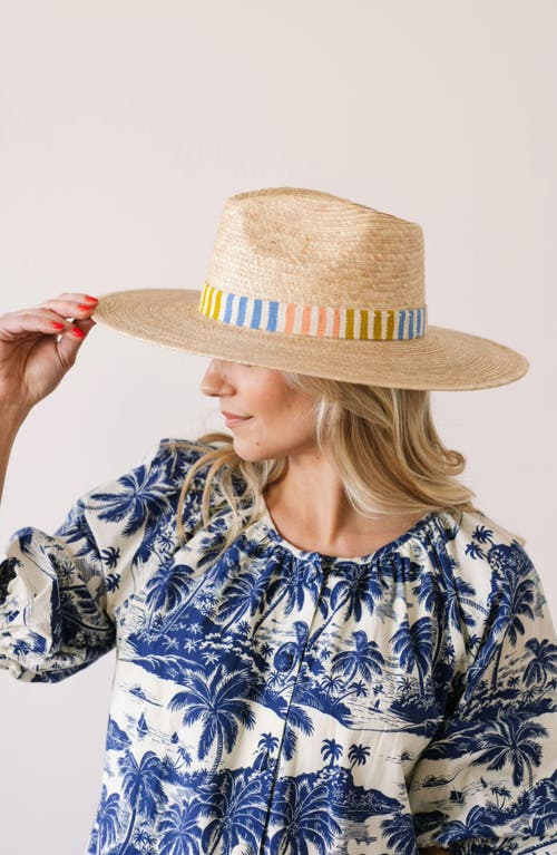 Sunshine Tienda Colorful Dreamer Palm Straw Hat In Multi