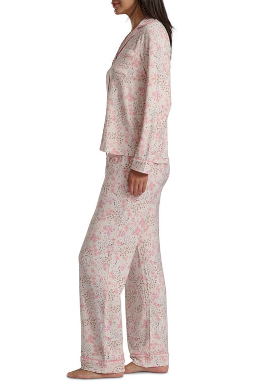 Splendid Print Long Sleeve Pajamas In Multi