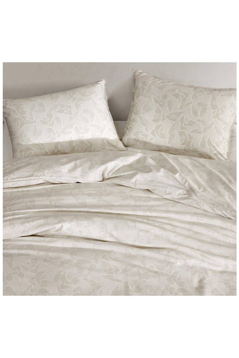 Yellow Leaves 200 Thread Count Cotton Comforter & Shams Set, Alternate, color, LIGHT / MEDIUM YELLOW