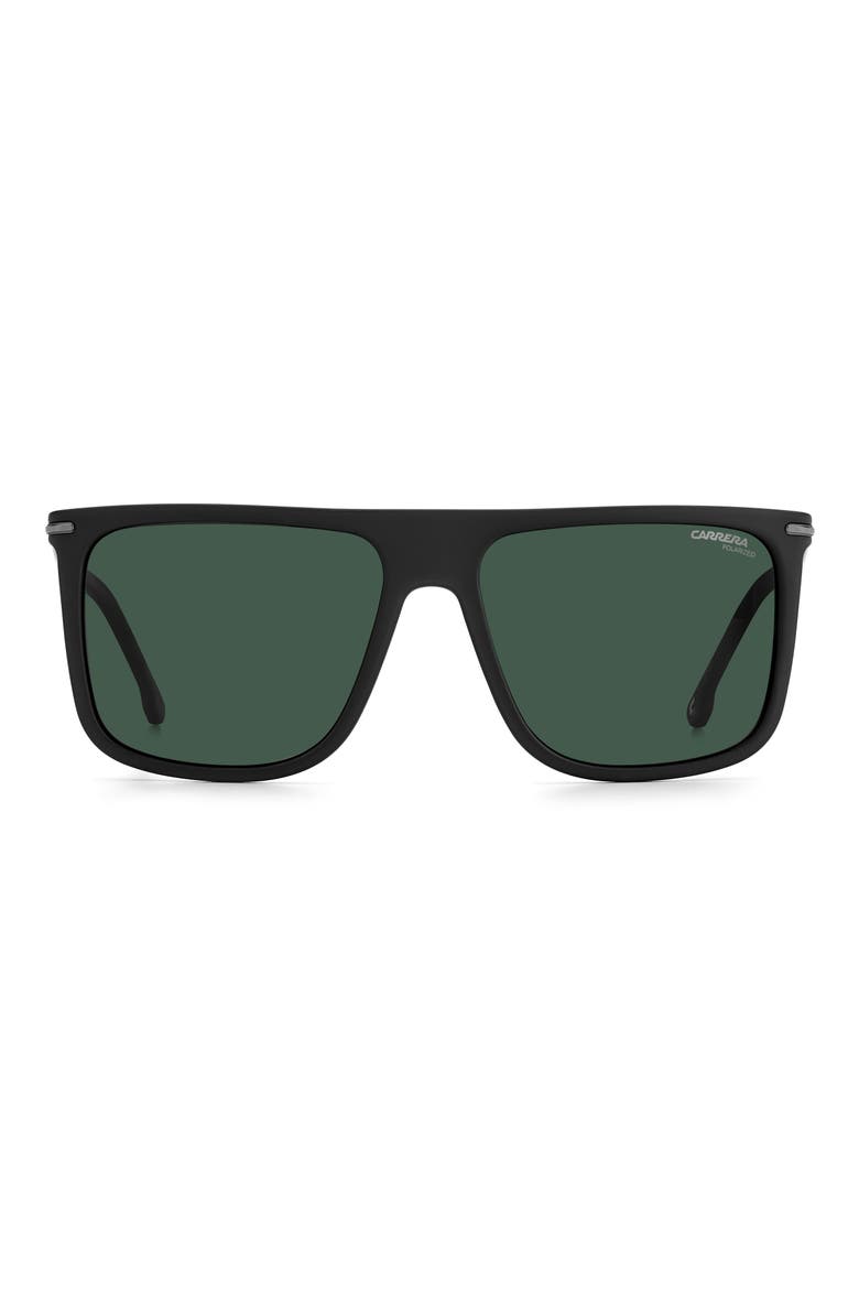 Gradient Oversize Rectangular Sunglasses, Alternate, color, BLACK