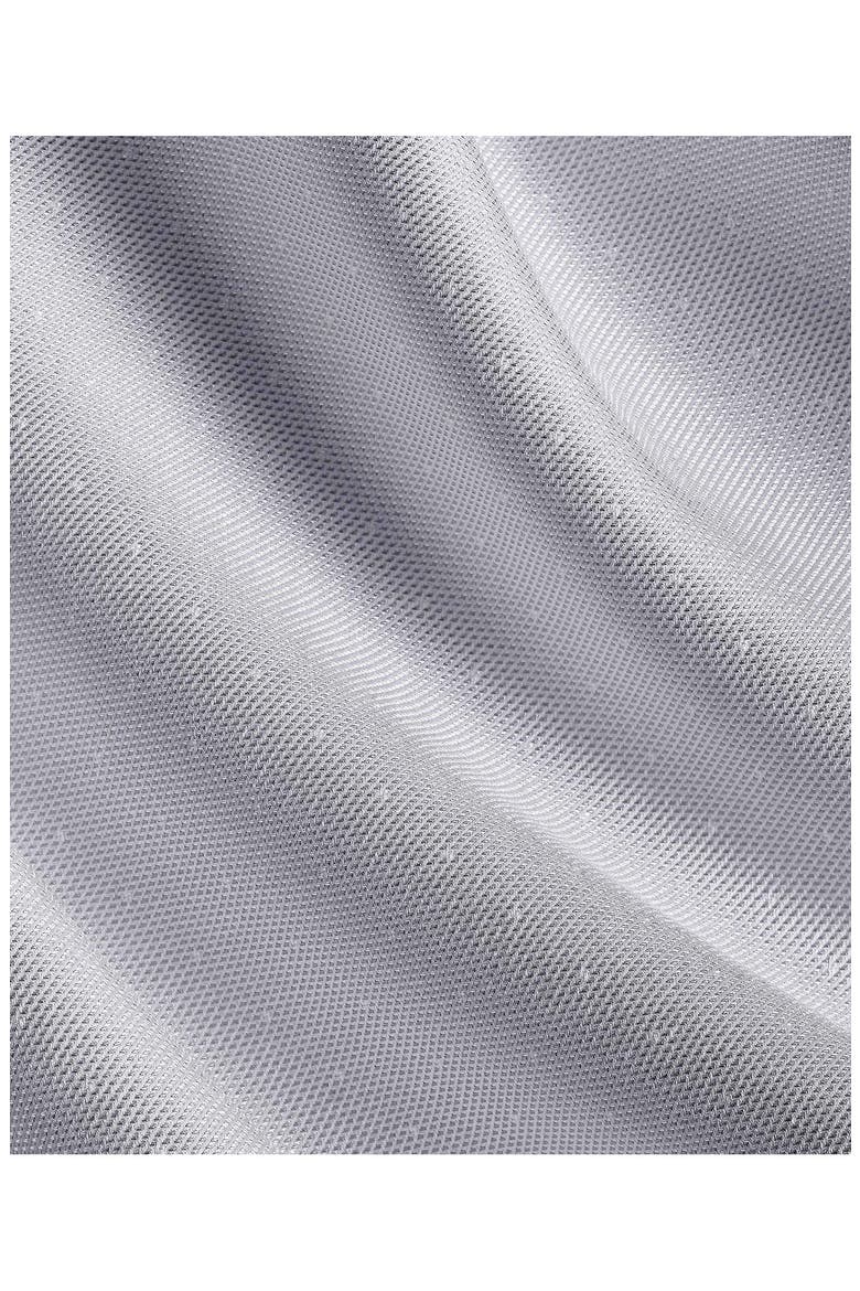 Trim Fit Pin Dot Cotton & Silk Dress Shirt, Alternate, color, PEARL
