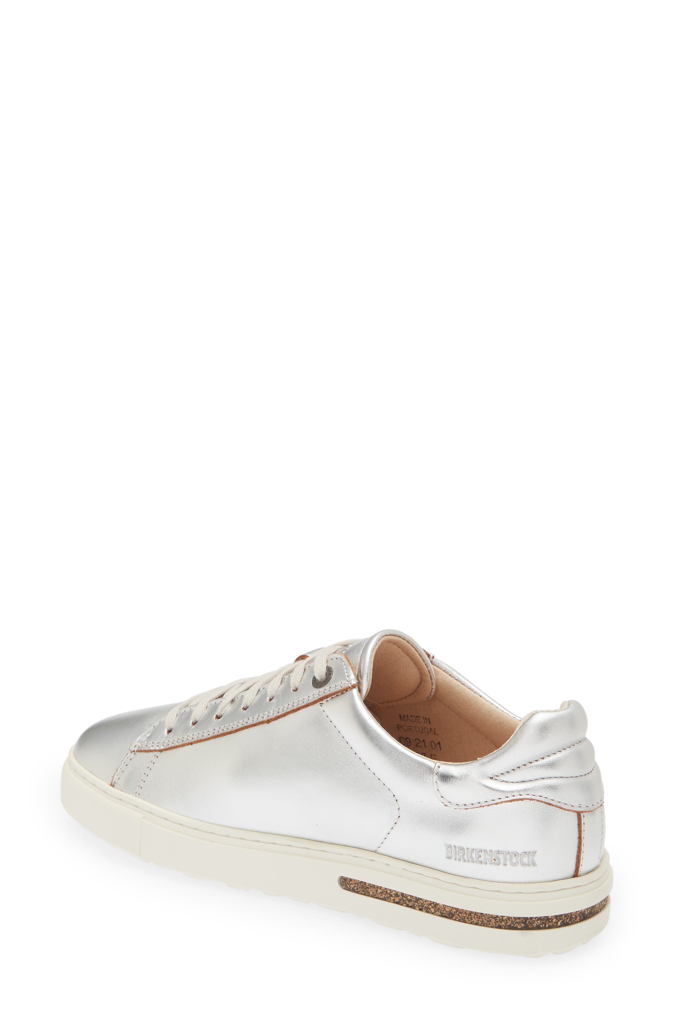 Bend Low Top Sneaker, Alternate, color, SILVER METALLIC