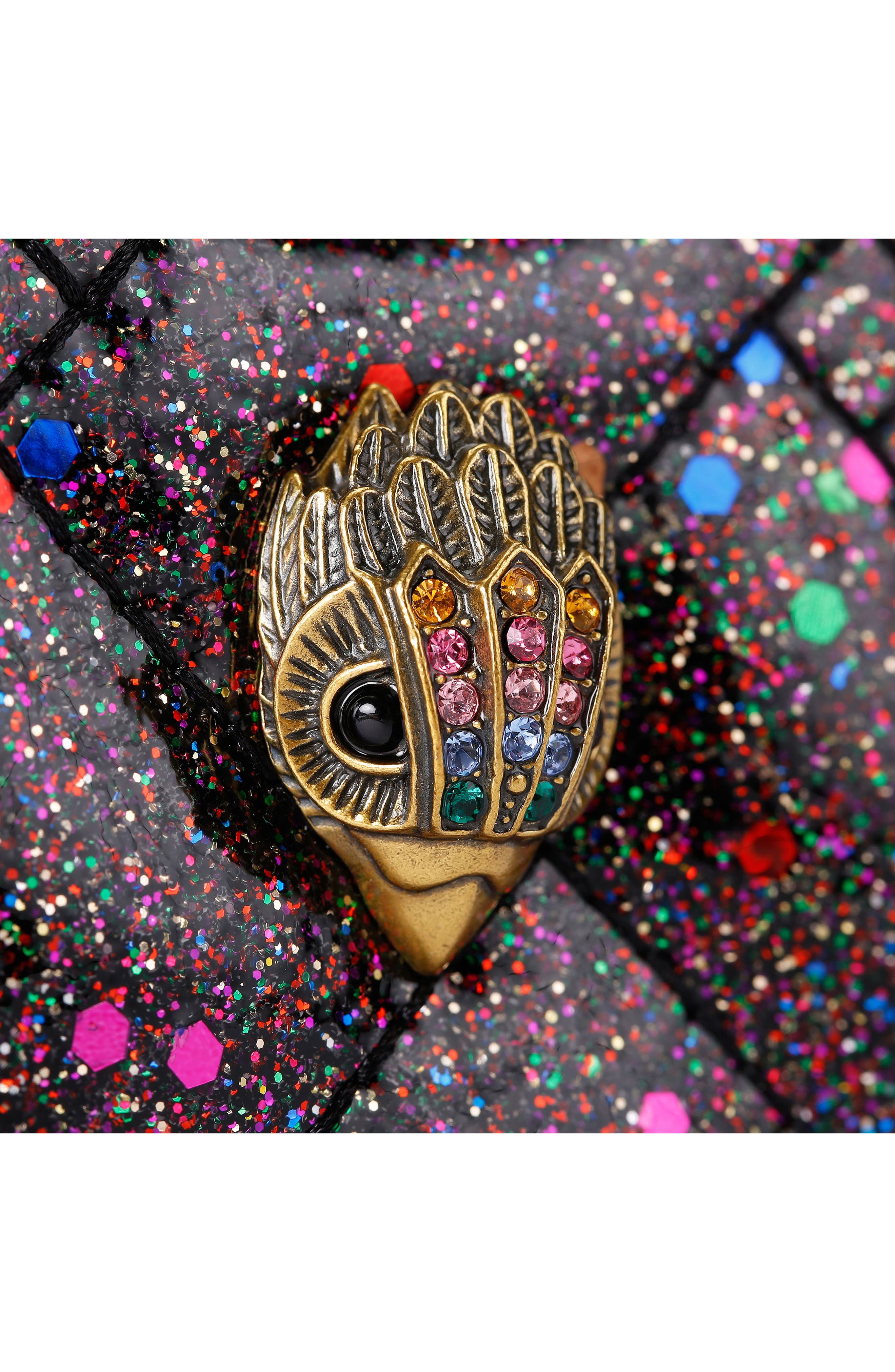 Kurt Geiger London Micro Heart Quilted Crossbody Bag, Alternate, color, 