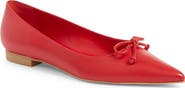 Stuart Weitzman Landon Pointed Toe Ballet Flat