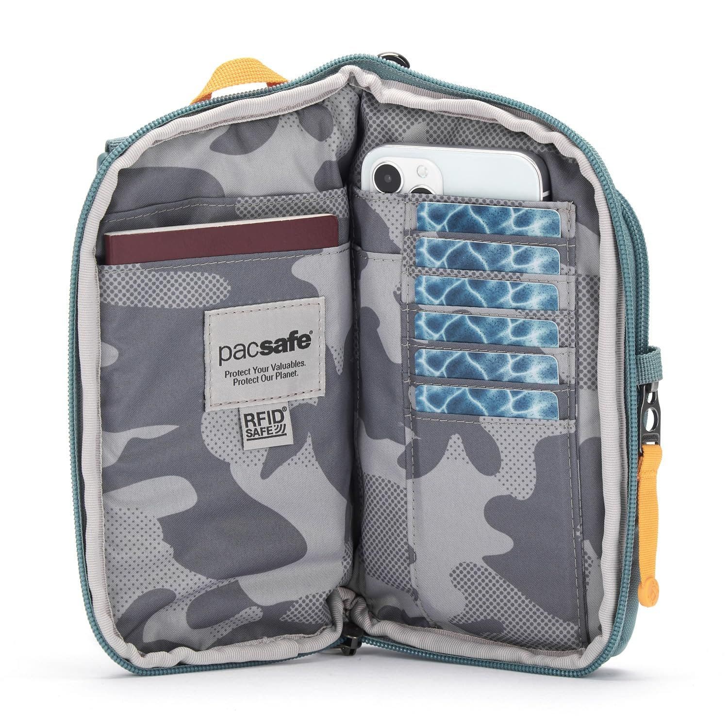 PACSAFE GO Tech Crossbody, Alternate, color, Fresh Mint