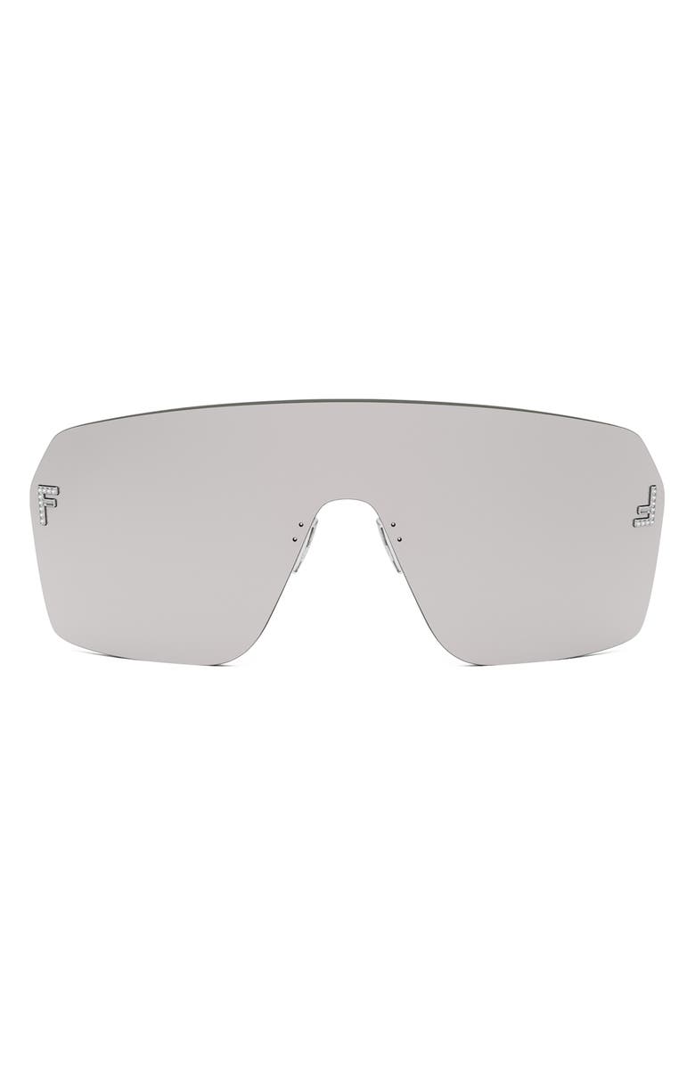 Fendi 'Fendi First Rectangular Shield Sunglasses, Main, color, 