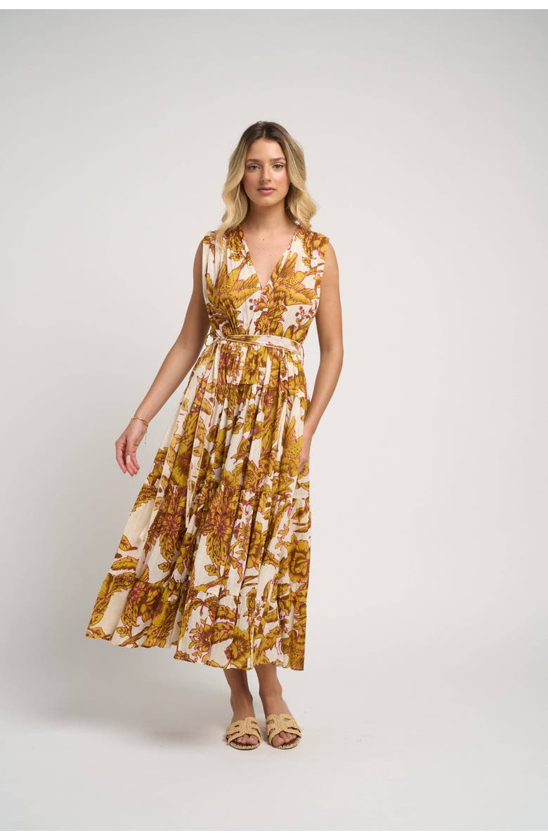 GUADALUPE DESIGN Emilia Dress, Alternate, color, Mustard