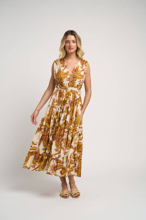 Guadalupe Design Emilia Dress In Mustard
