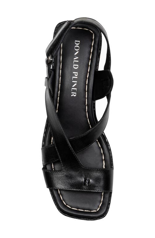 Shop Donald Pliner Romin Slingback Sandal In Black