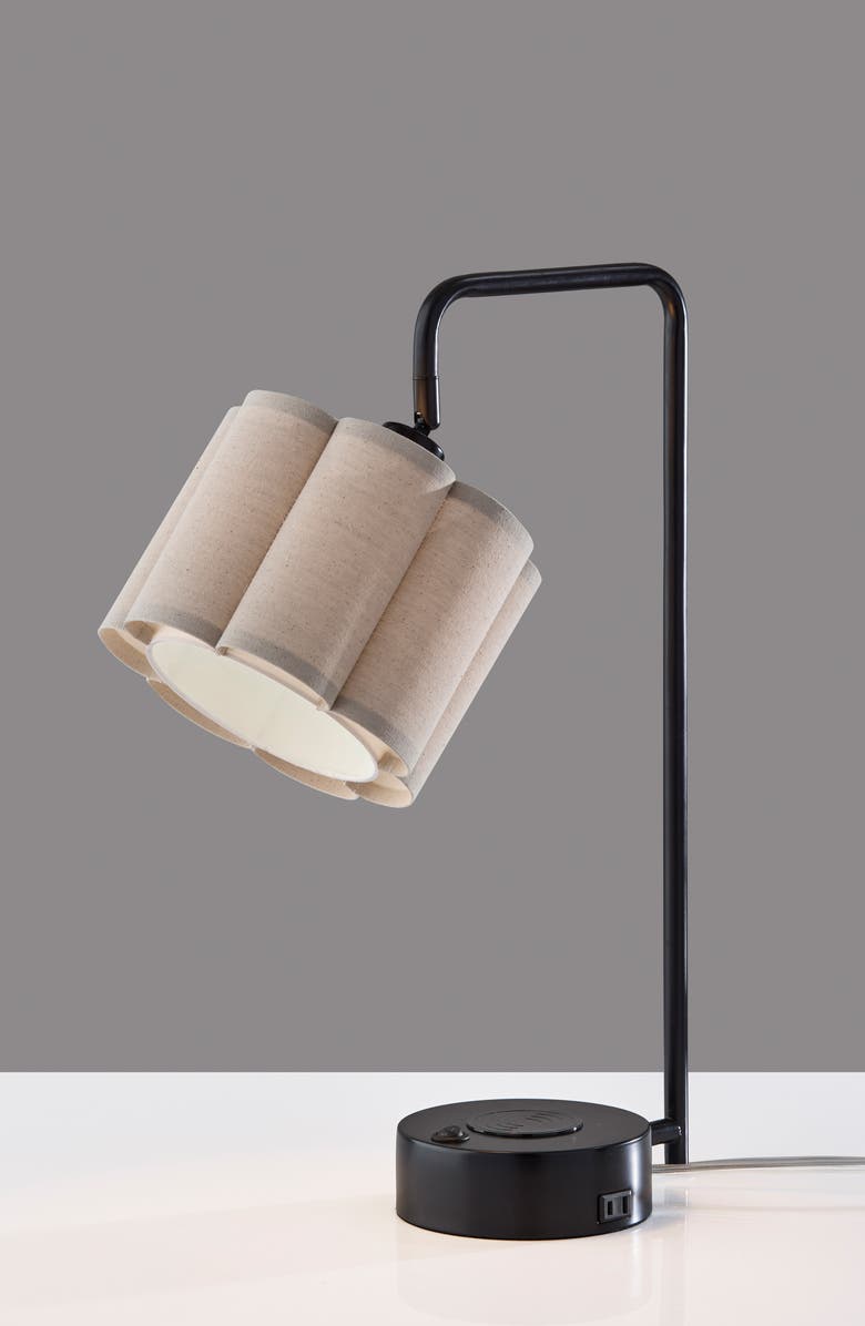 ADESSO LIGHTING Dover Supercharger Desk Lamp, Alternate, color, Black