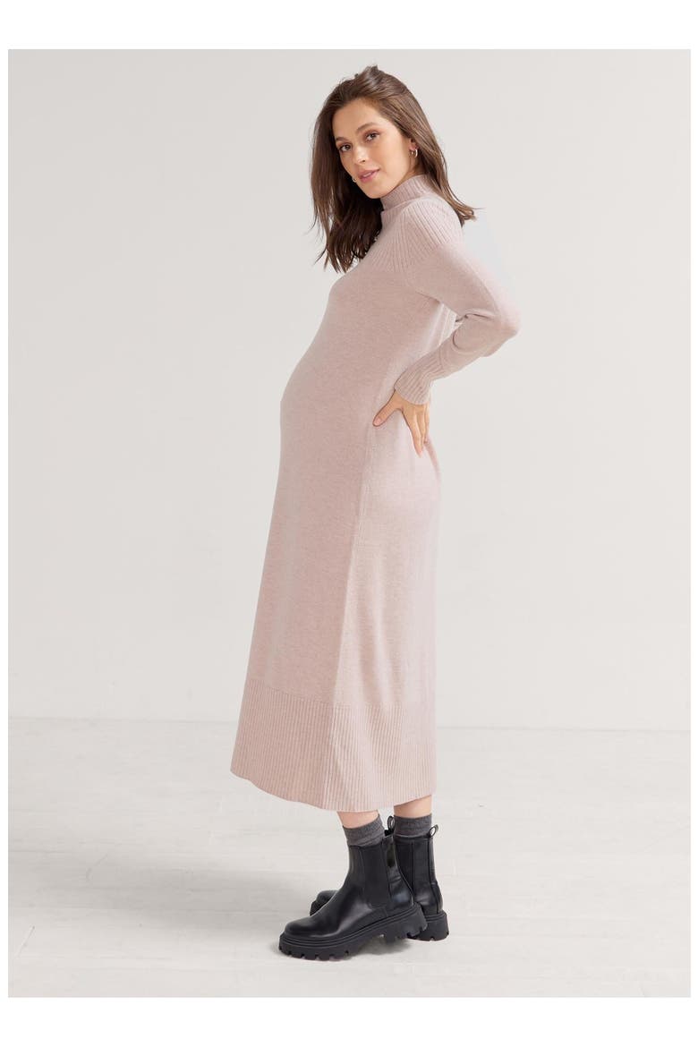 The Peyton Sweater Dress, Alternate, color, Oat-Melange