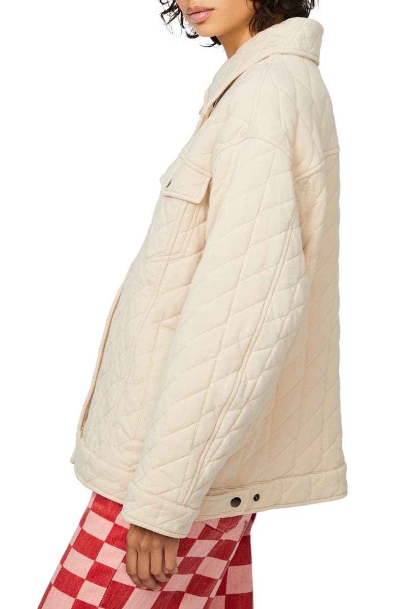 BERNIE Oversize Quilted Boyfriend Jacket, Alternate, color,