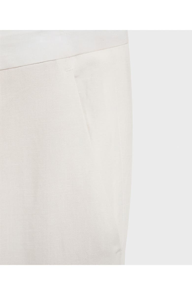 MANGO Straight Leg Pants, Alternate, color, Off White