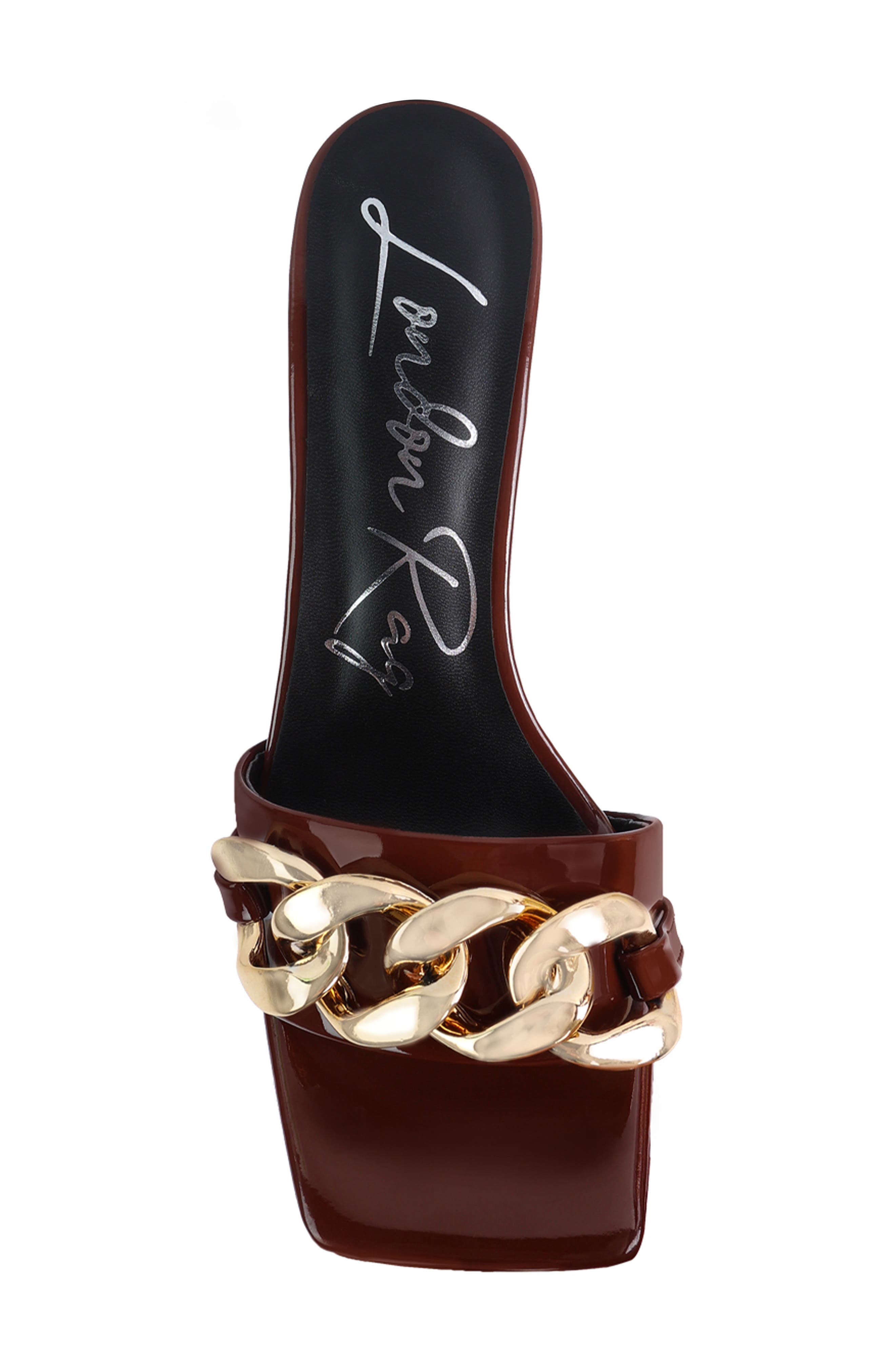 LONDON RAG Playdoll Metal Chain Sandal, Alternate, color, 