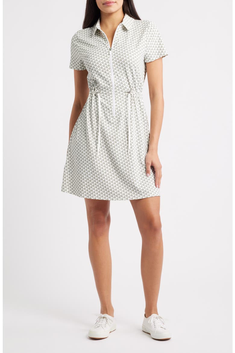 Abby Puerto Palms Shirtdress, Main, color, PLANT