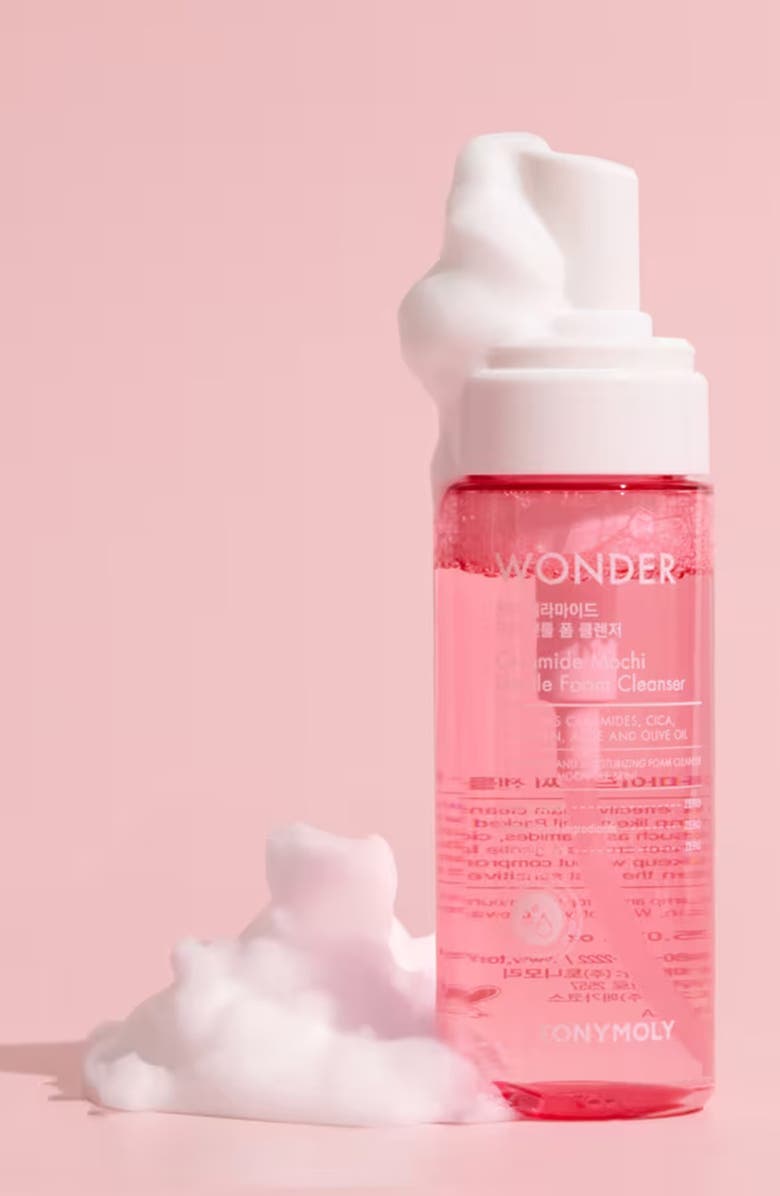 TONYMOLY Wonder Ceramide Mochi Micellar Foam Cleanser, Alternate, color, 