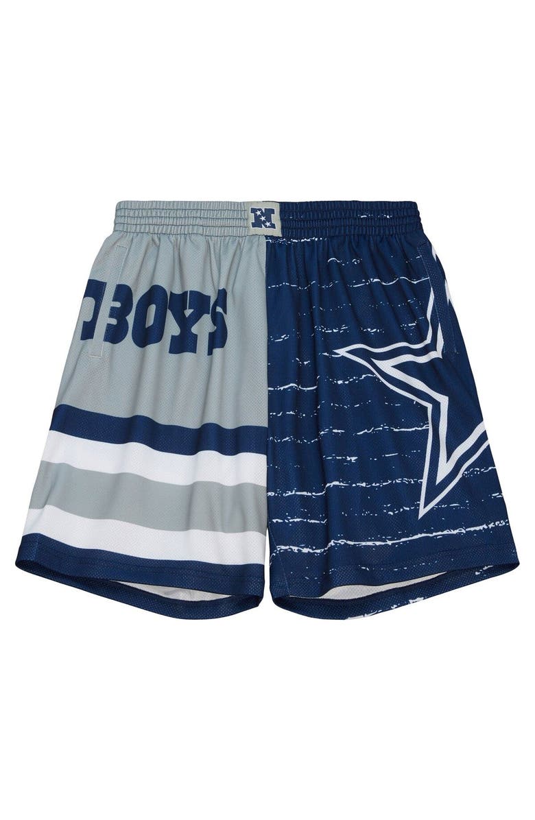 Mitchell & Ness Men's Mitchell & Ness Gray Dallas Cowboys Jumbotron 3.0 Shorts, Alternate, color, Gray