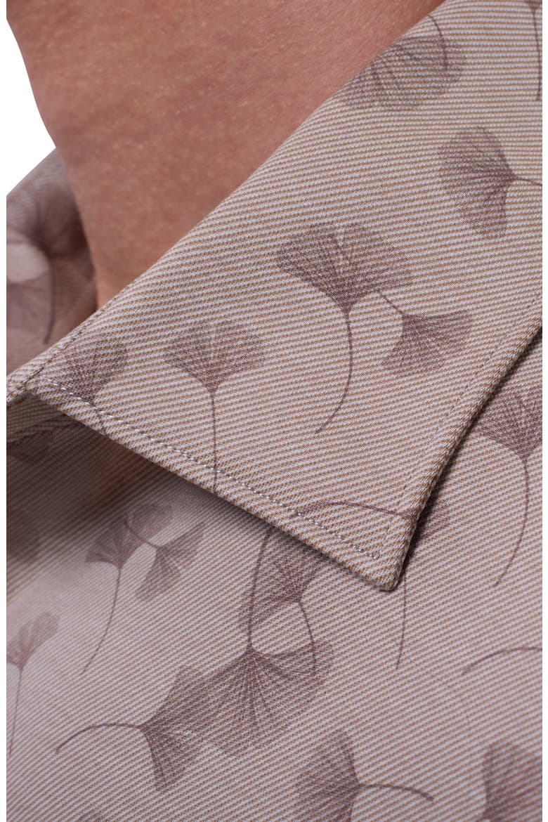 James OoohCotton® Floral Twill Button-Up Shirt, Alternate, color, SAND