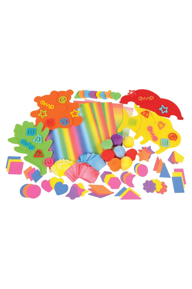 Toddler Creative Open-Ended Art Kit, Main, color, Yellow