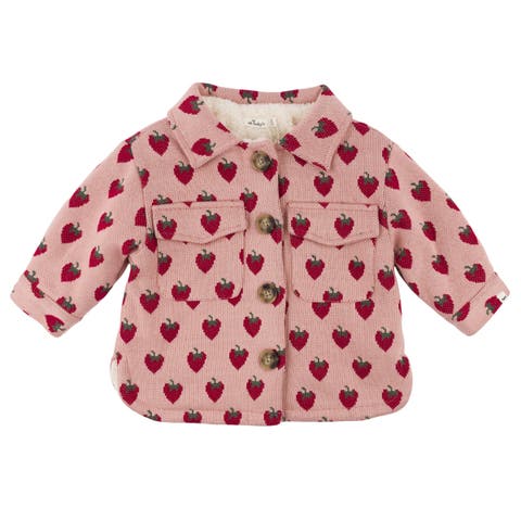 Winter Berries Shacket W/Blush Snowdrift Lining- Infant