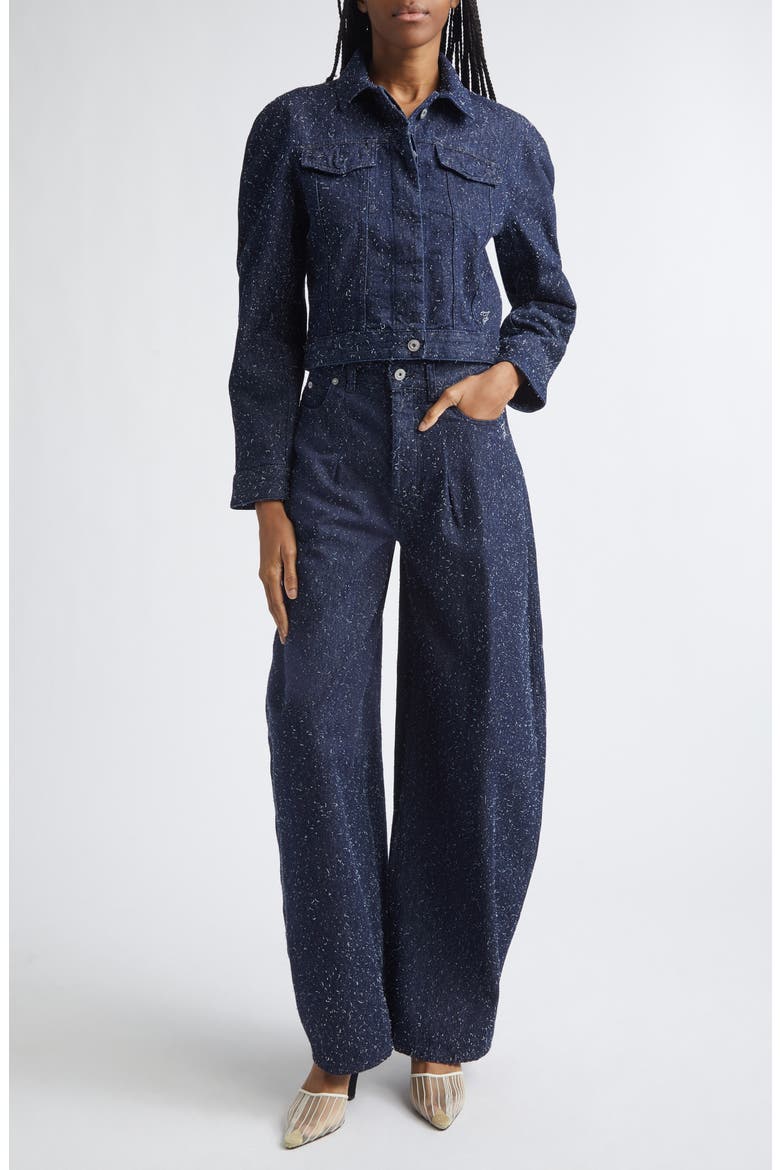 The Ovalo de Nîmes Denim Jacket, Alternate, color, NAVY